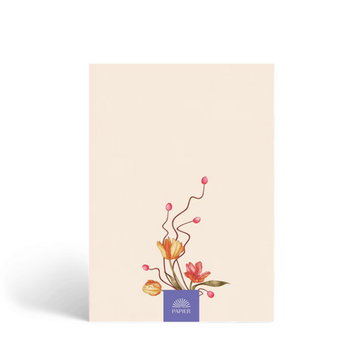 Wild Arrangement A5 Hardcover Lined Notebook