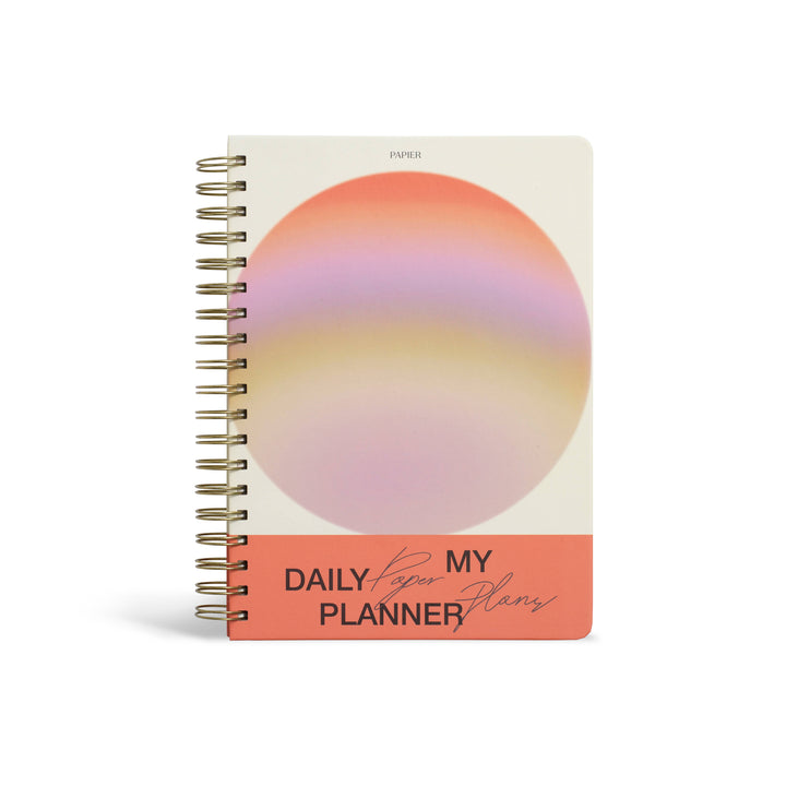Gradient Orb Hardcover B5 Spiral Undated Daily Planner