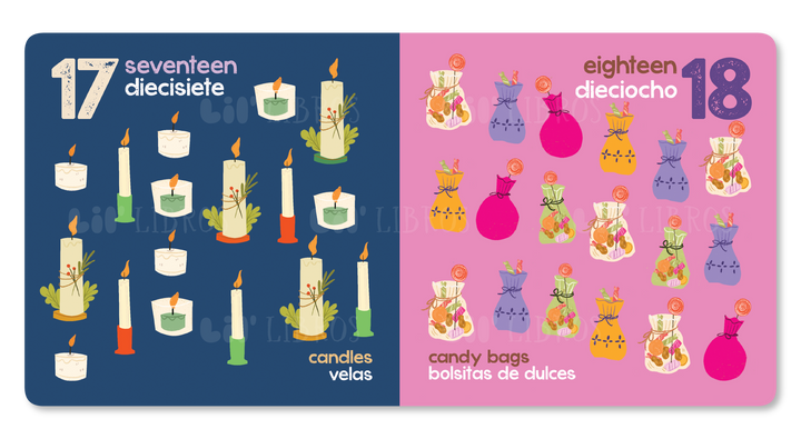 Las Posadas: Numbers / Números (Bilingual English and Spanish)
