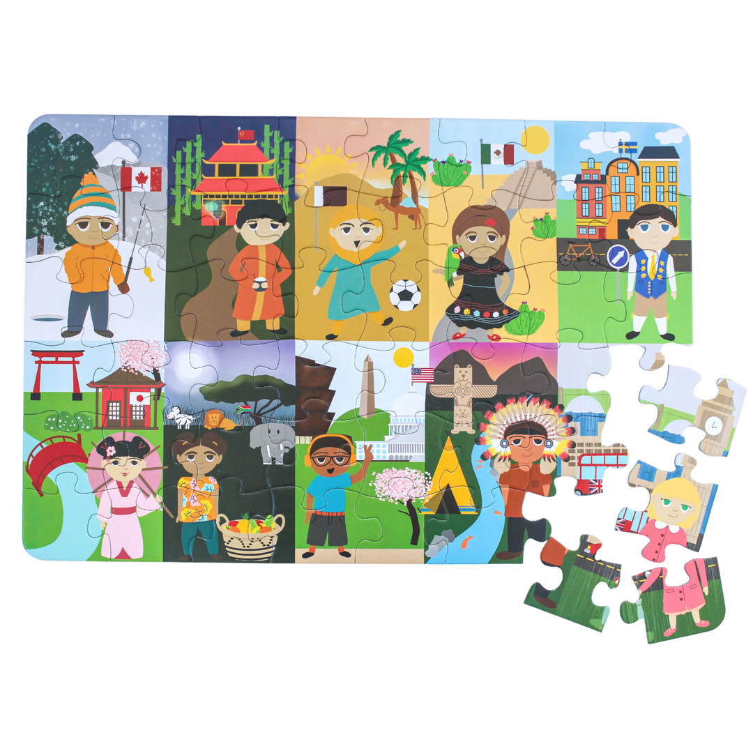 Kids of the World: Jumbo Puzzle - 48 Pieces | 123148