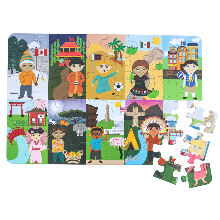 Kids of the World: Jumbo Puzzle - 48 Pieces | 123148