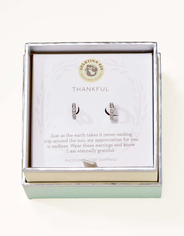 Sea La Vie Hoop Earrings Thankful/Ring