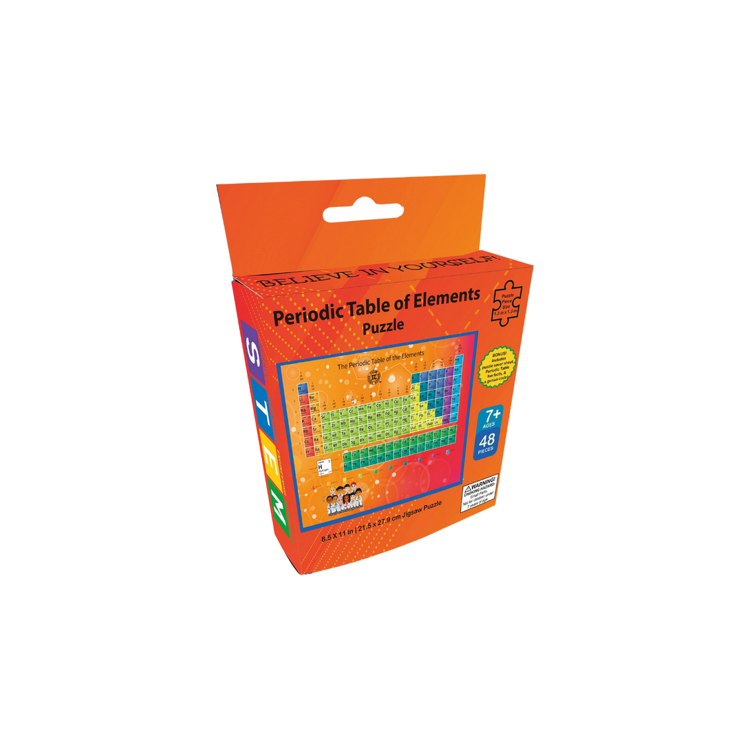 STEM Puzzle Periodic Table of Elements – Learn, Play, and Be a Future Genius!: Periodic Table of Elements Puzzle
