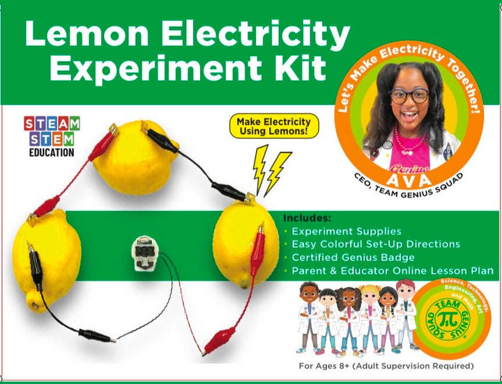 Lemon Electricity - STEM Experiment Kit - Make Electricity With Food