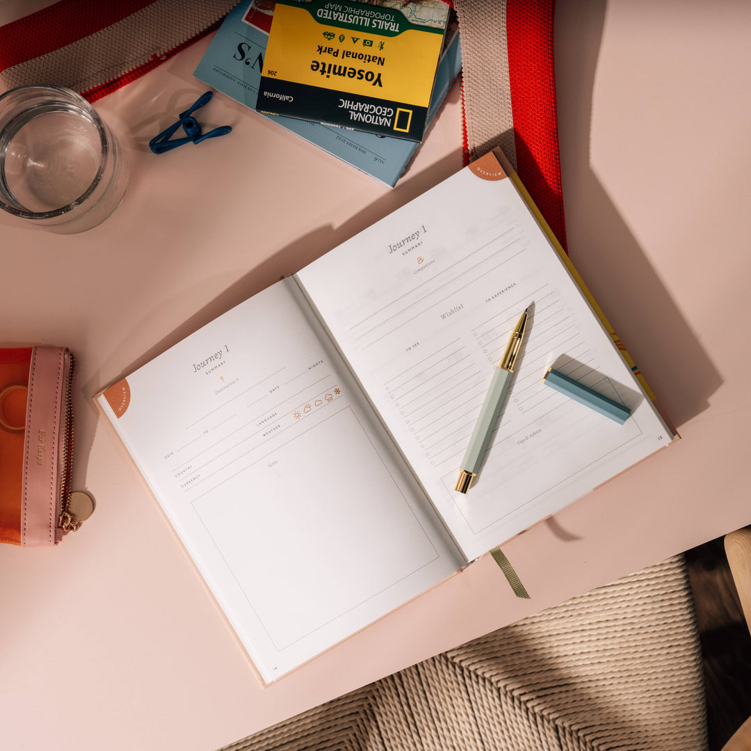 Paradise A5 Hardcover Guided Travel Journal