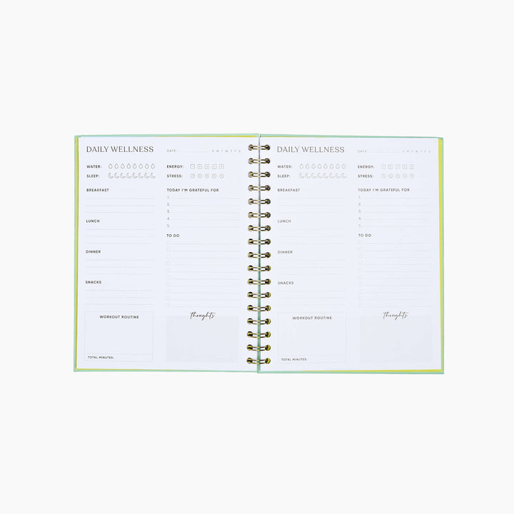 Let It Flow Wellness Undated Planner