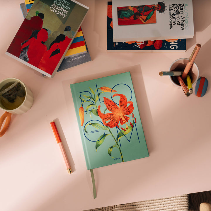 Lily in Bloom A5 Hardcover Guided Reading Journal