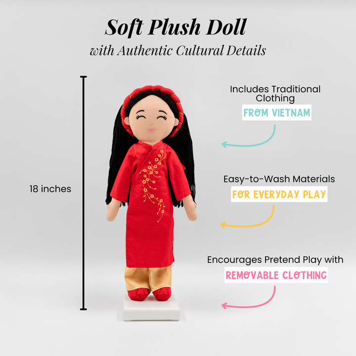 Joeydolls Vietnamese 'Hoa' Cultural Doll