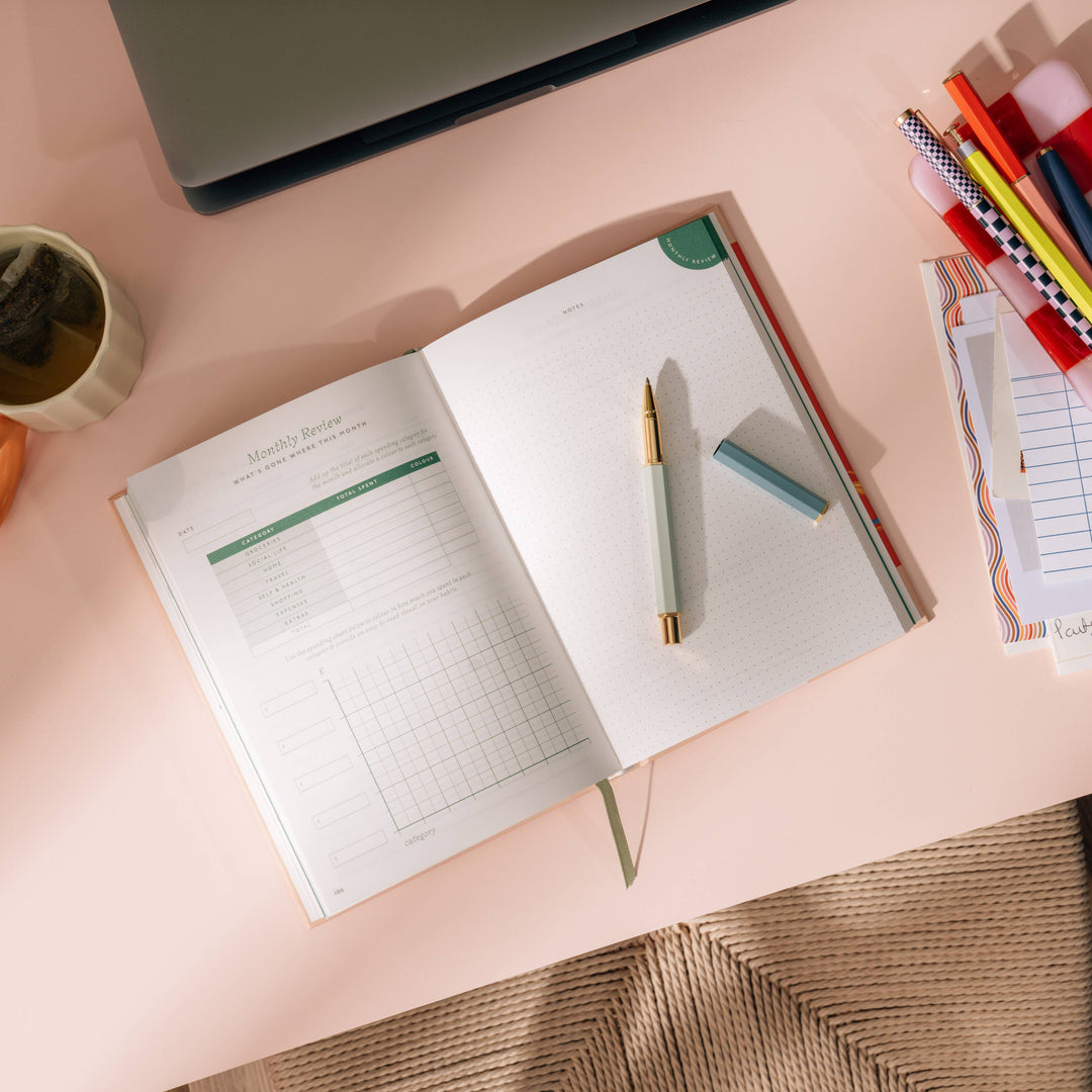 Paradise A5 Hardcover Guided Finance Planner