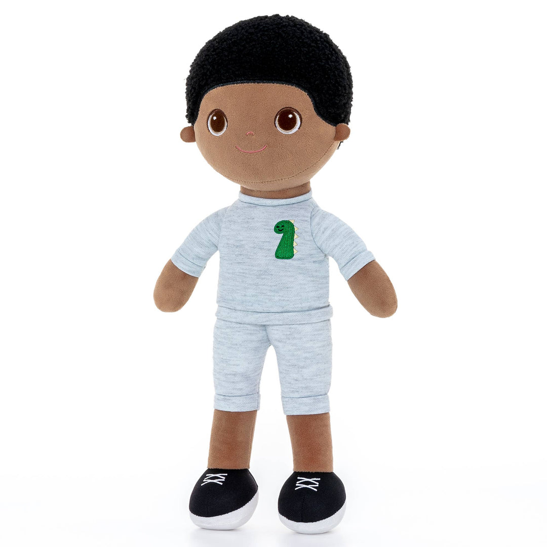 Reiss - Black Boy Soft Plush Toy Doll