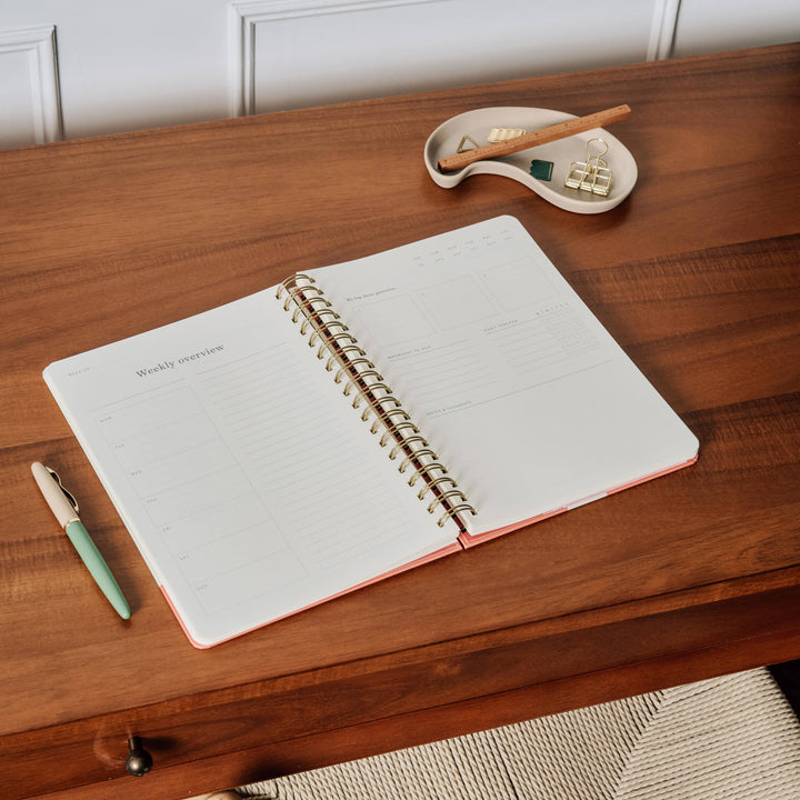 Gradient Orb Hardcover B5 Spiral Undated Daily Planner