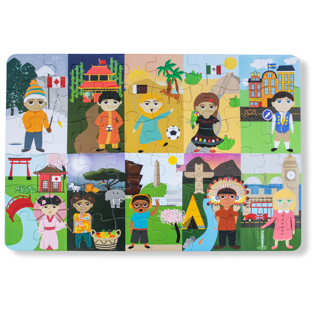 Kids of the World: Jumbo Puzzle - 48 Pieces | 123148