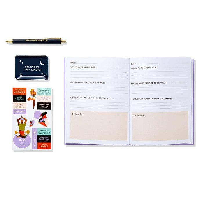 GIFT SET TO BE MORE MINDFUL - GRATITUDE JOURNAL SET
