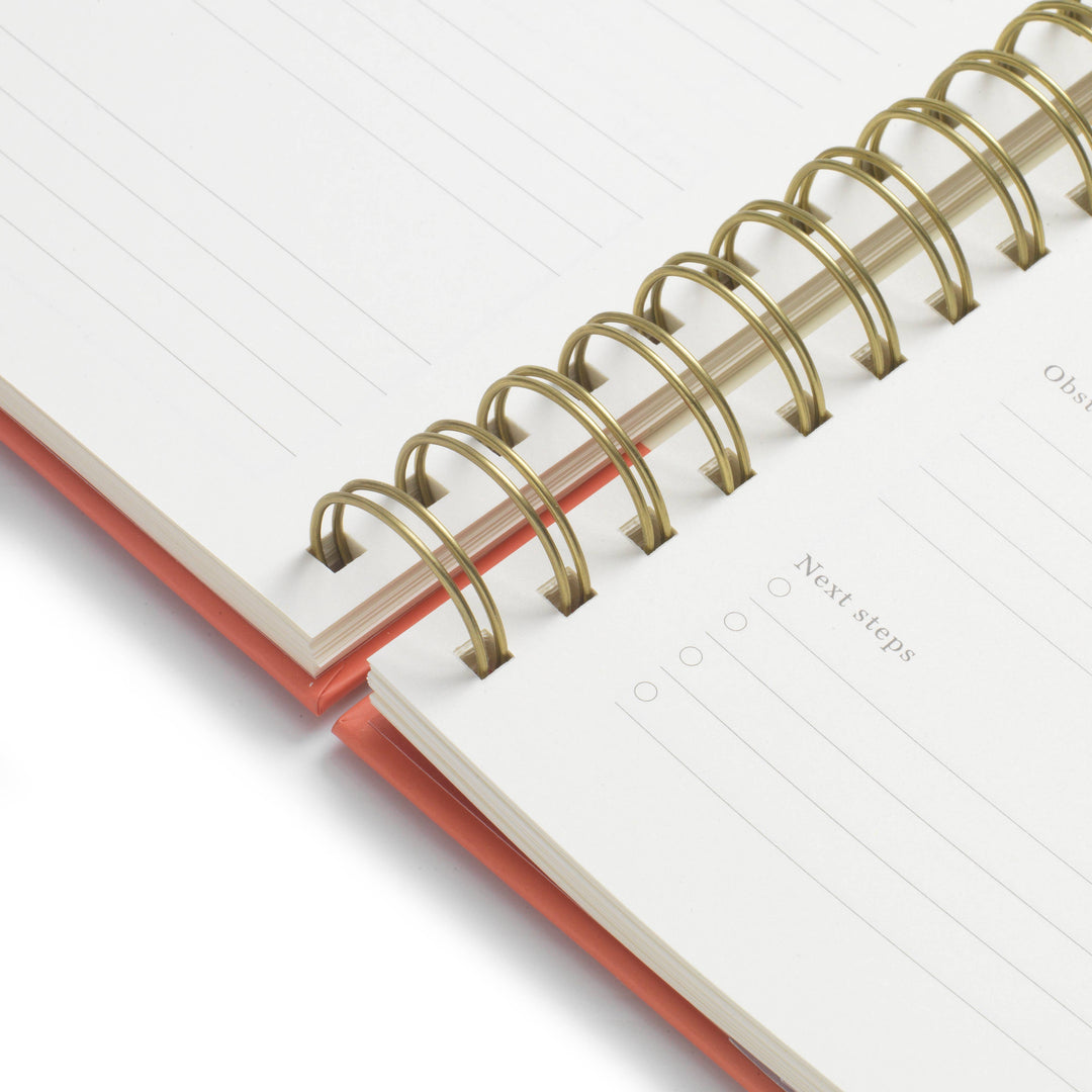 Gradient Orb Hardcover B5 Spiral Undated Daily Planner