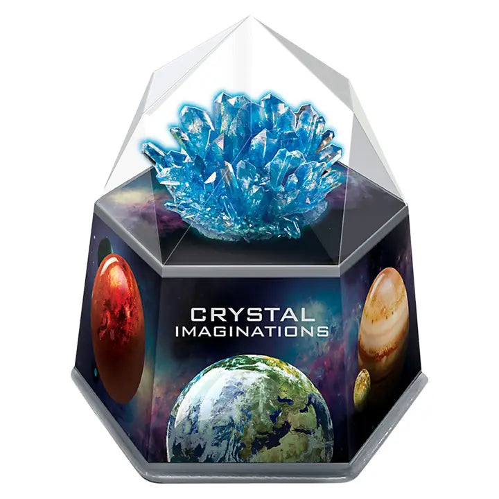 BLUE CRYSTAL GROWING CRYSTAL IMAGINATION