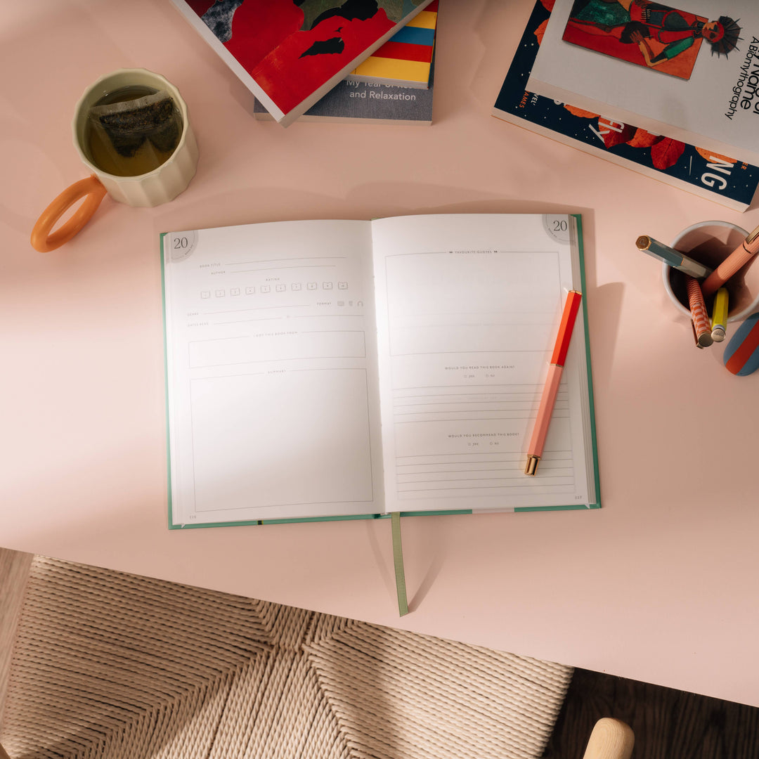 Lily in Bloom A5 Hardcover Guided Reading Journal