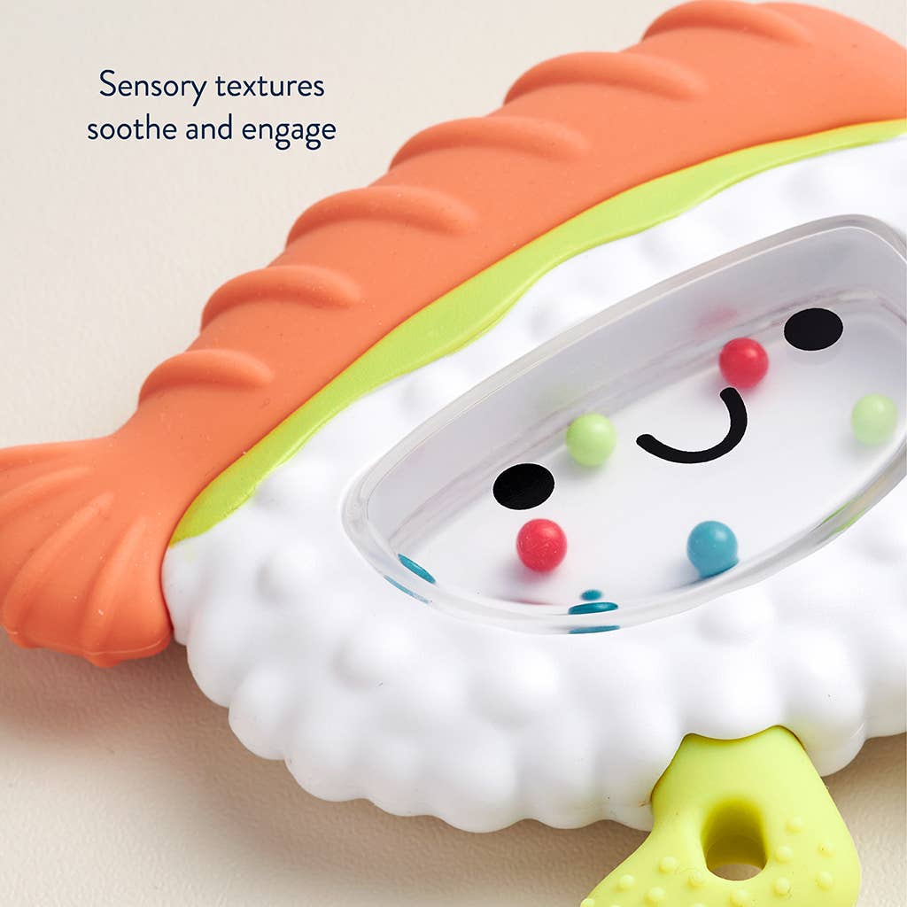Sweetie Shake Plus™ - Teething + Rattle Toy: Sushi