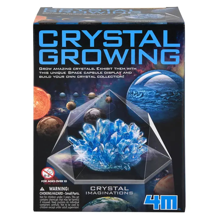 BLUE CRYSTAL GROWING CRYSTAL IMAGINATION