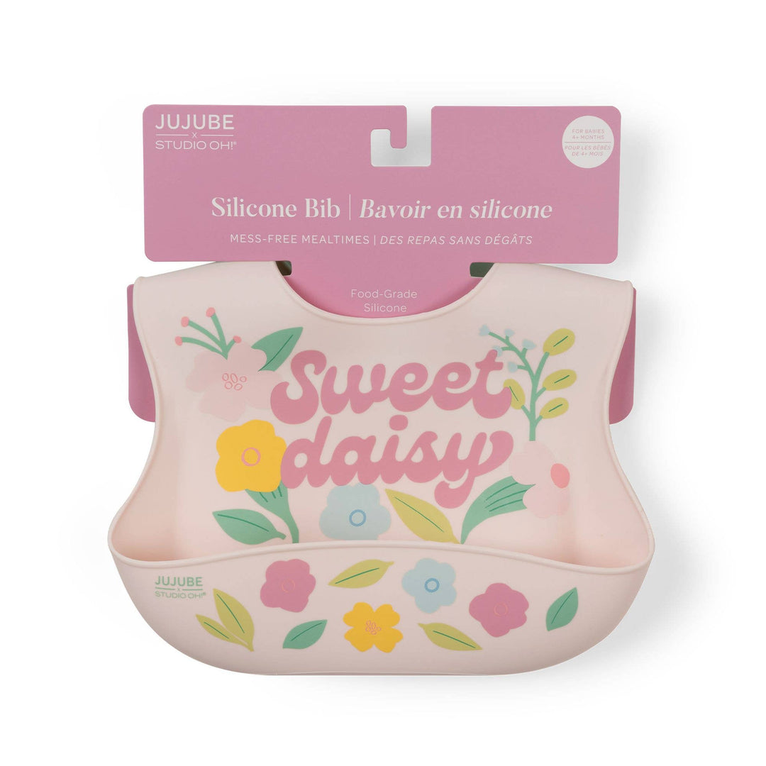 Silicone Bib Sweet Daisy