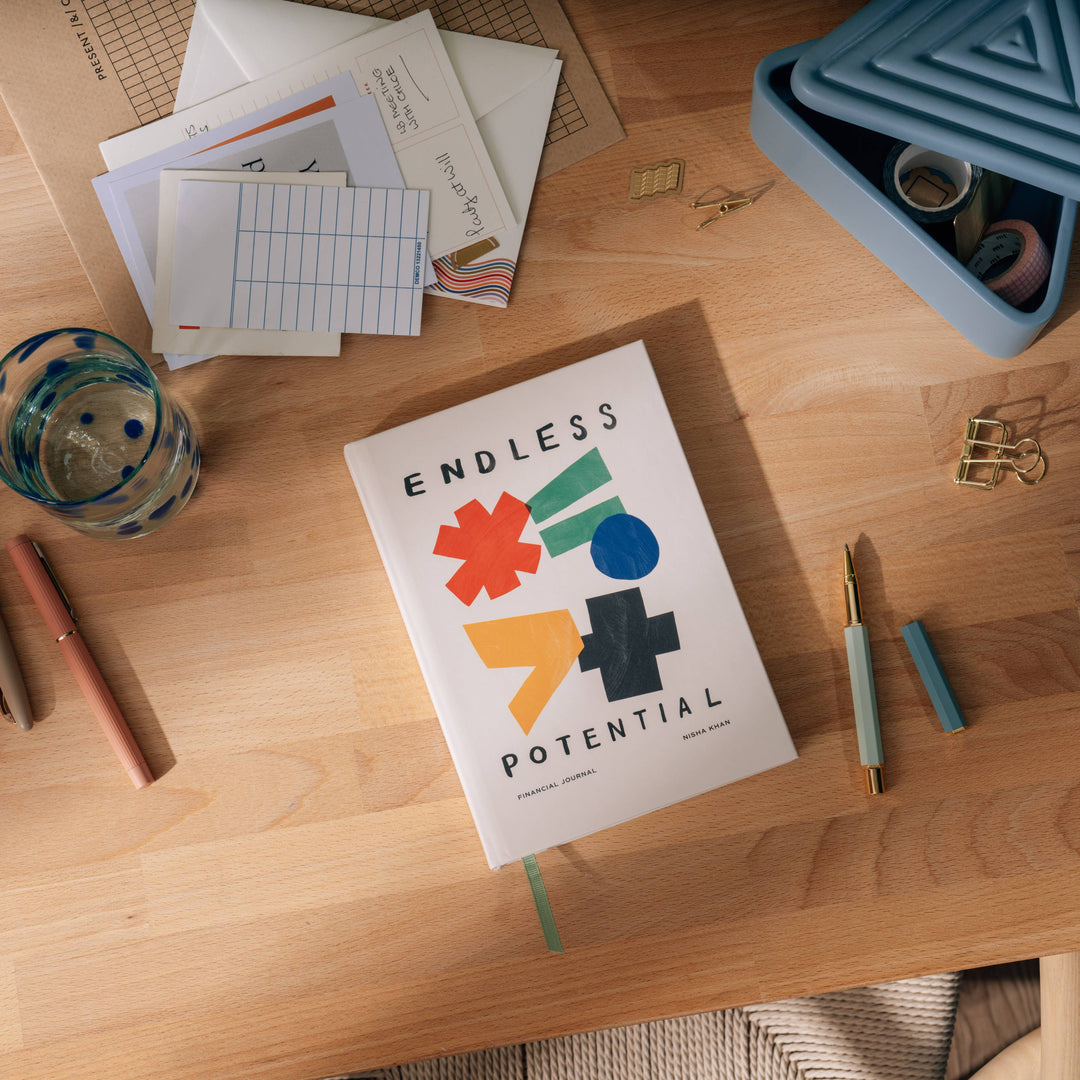 Endless Potential A5 Hardcover Guided Finance Planner