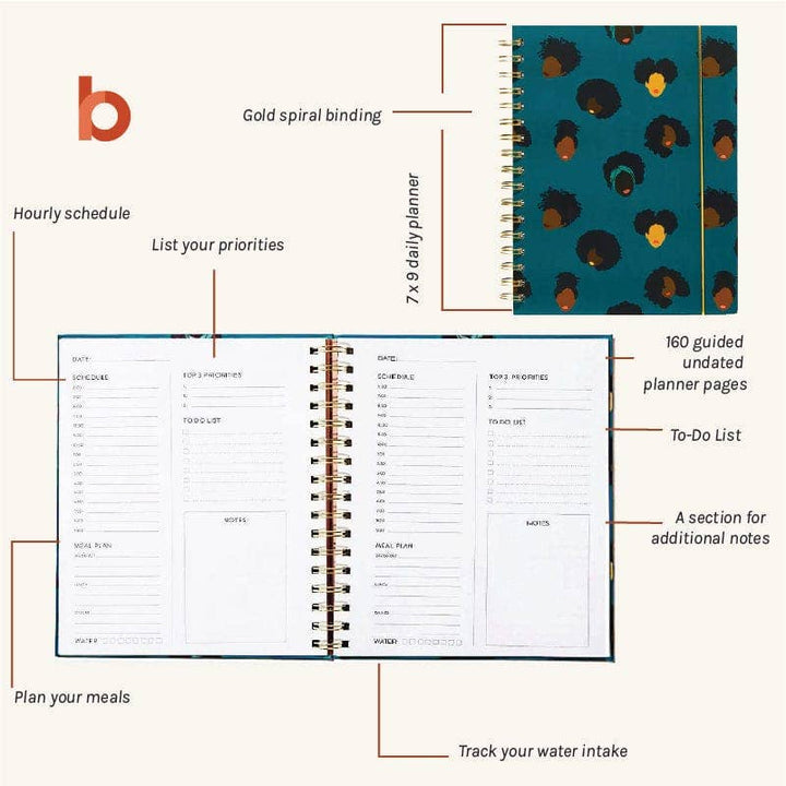 POP OF COLOR UNDATED DAILY PLANNER