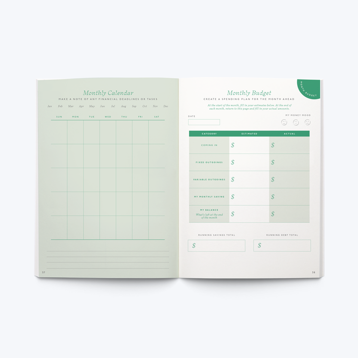 Endless Potential A5 Hardcover Guided Finance Planner