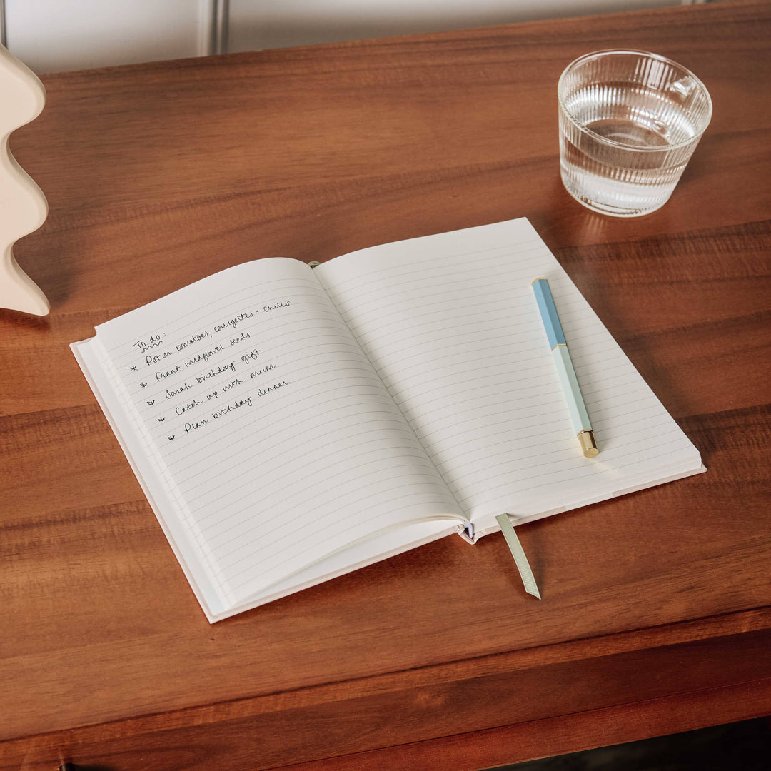 Italian Summer A5 Hardcover Lined Notebook