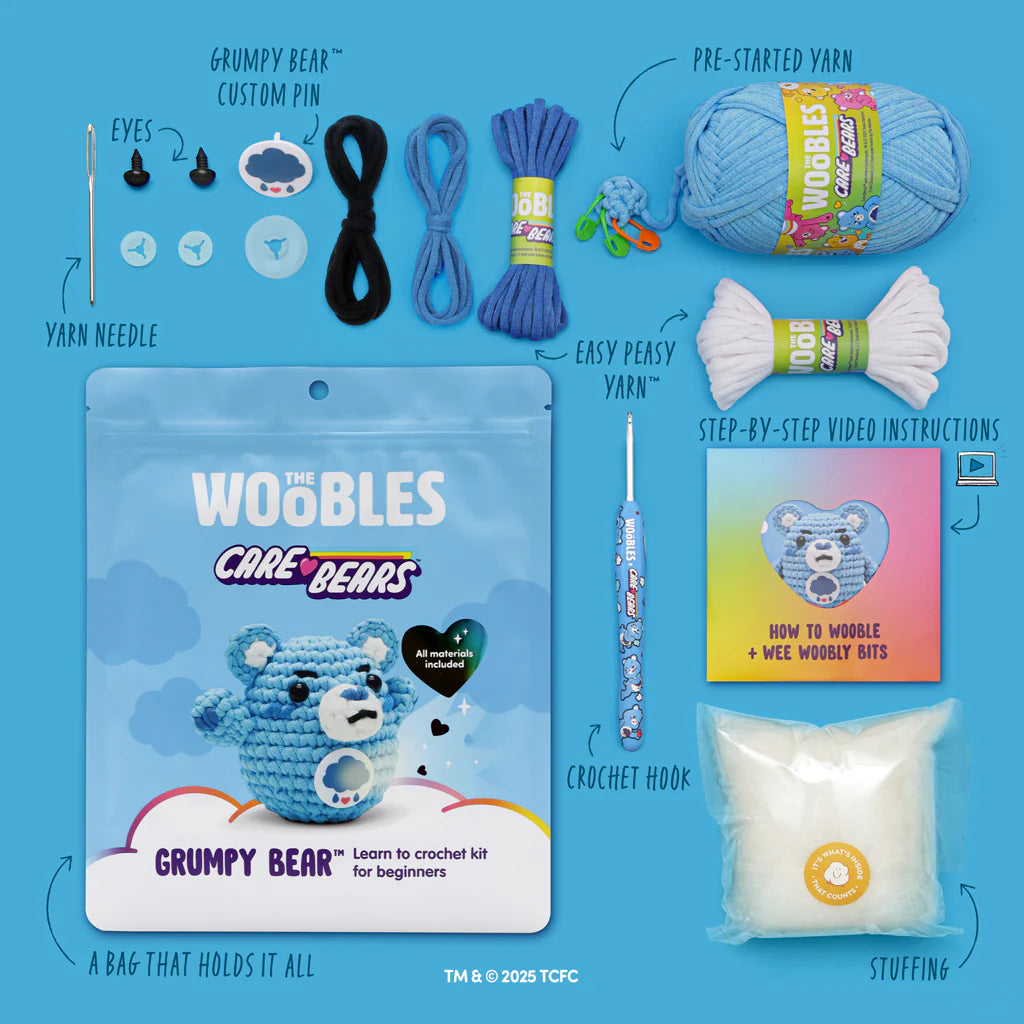 Care Bear Grumpy Crochet Kit
