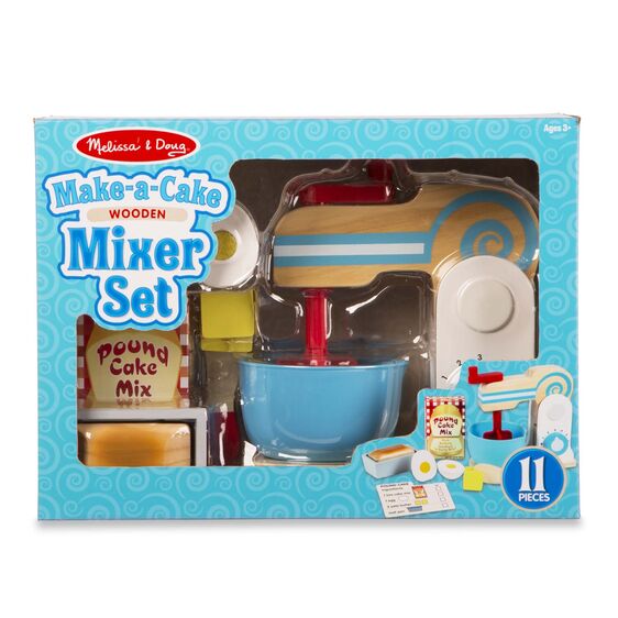 Make-A-Cake Wooden Mixer Set