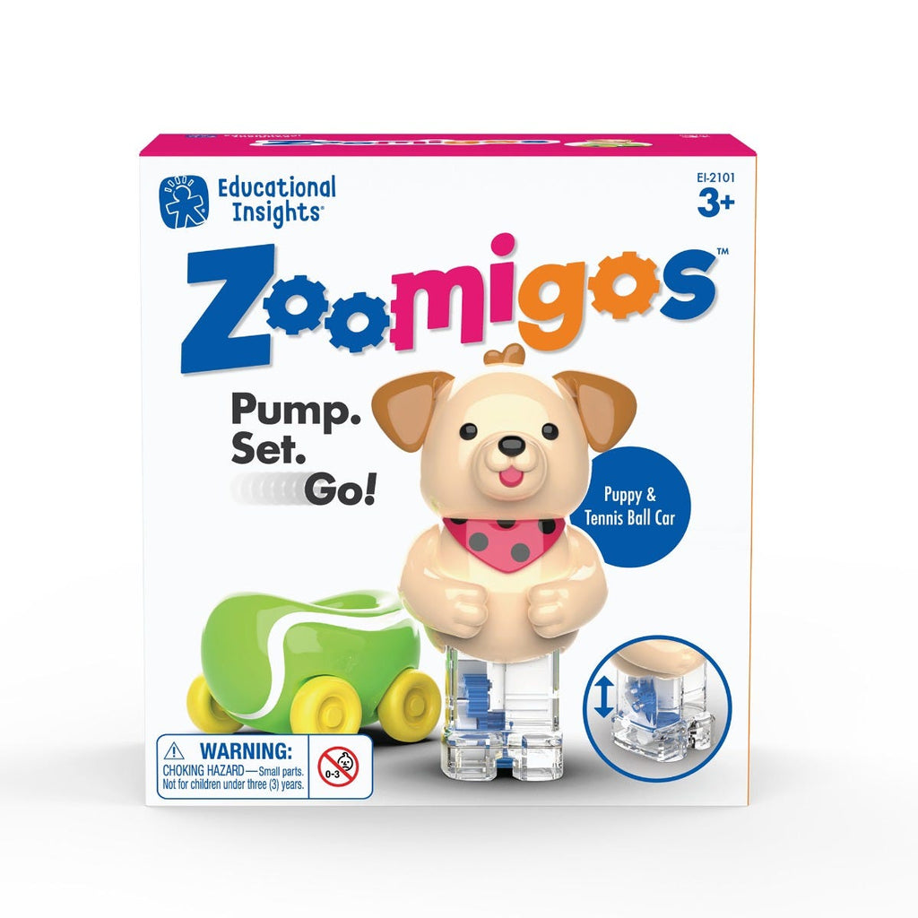 Zoomigos Dog with Tennis Ball Zoomer - Toddler Toy
