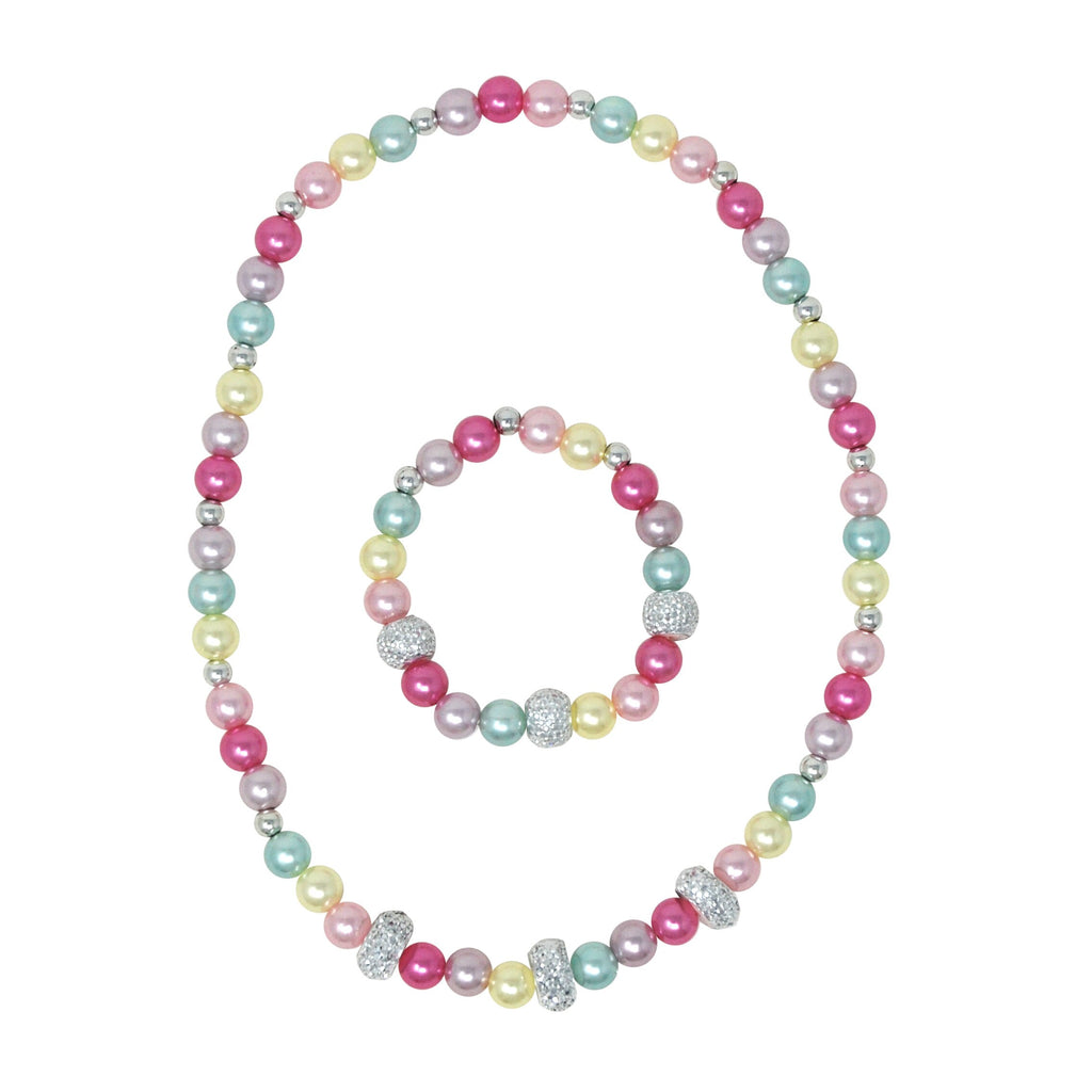 End of the Rainbow Necklace & Bracelet Set | Pink Poppy