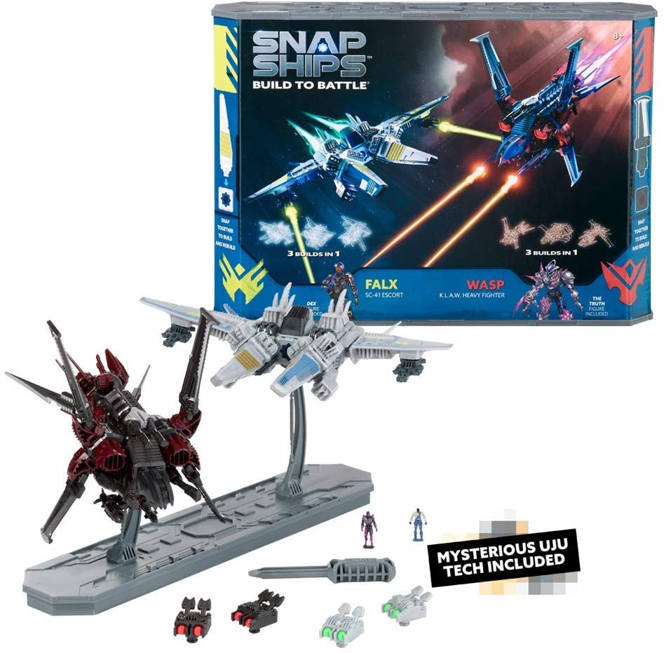 Snap Ships Battle Set: Wasp K.L.A.W. Heavy Fighter and Falx SC-41