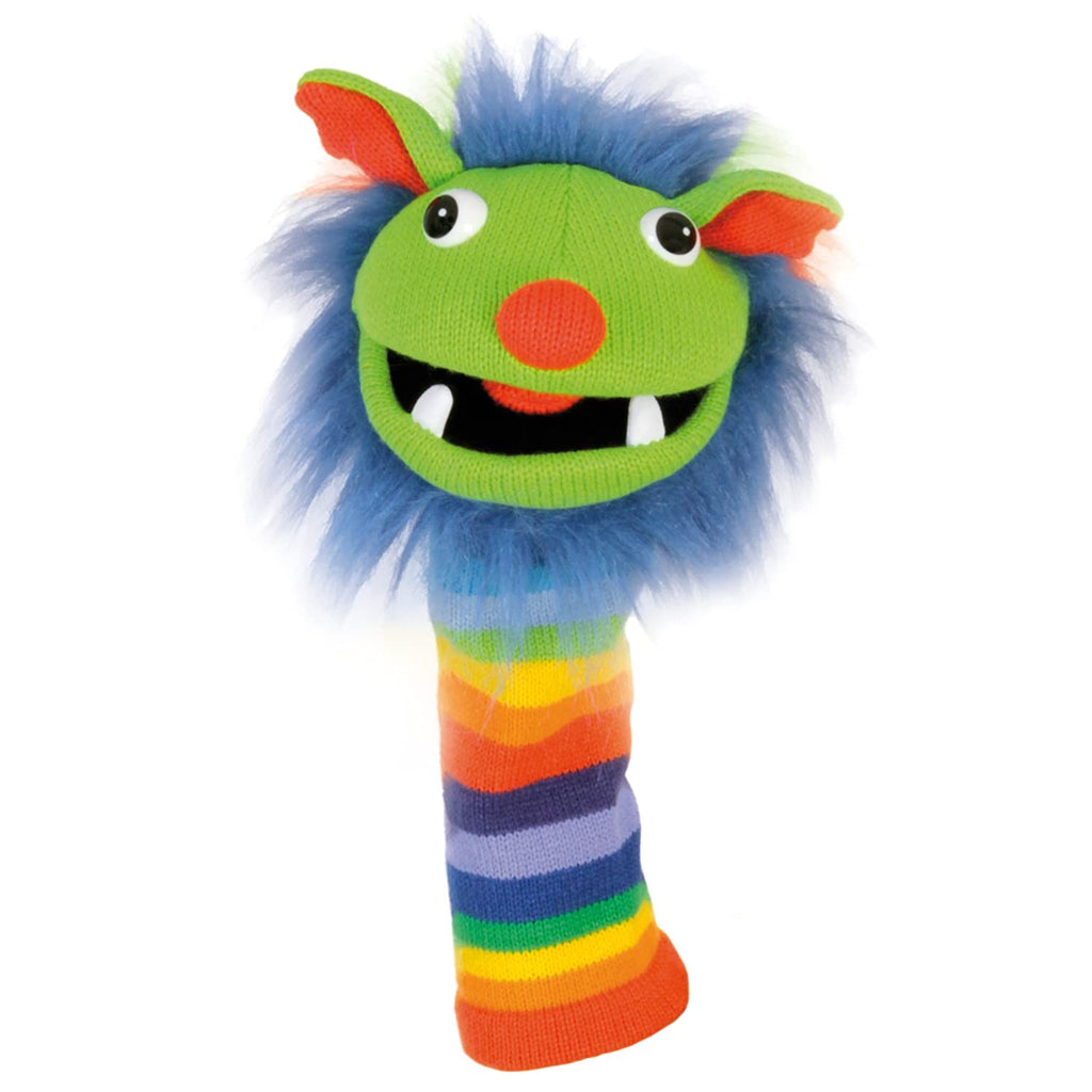 Rainbow Sockette Knit Puppet