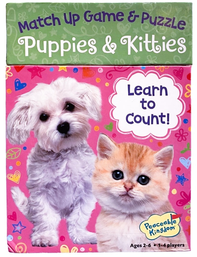 Puppies & Kitties Match Up Game & Puzzle